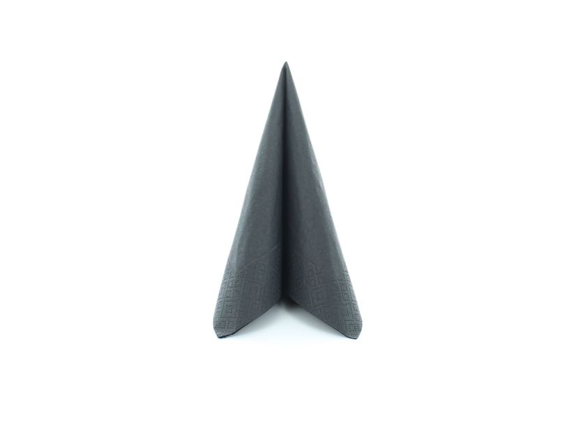 Schwarze Servietten