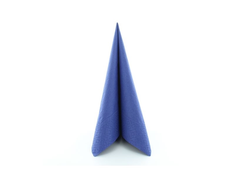 Marineblaue Servietten
