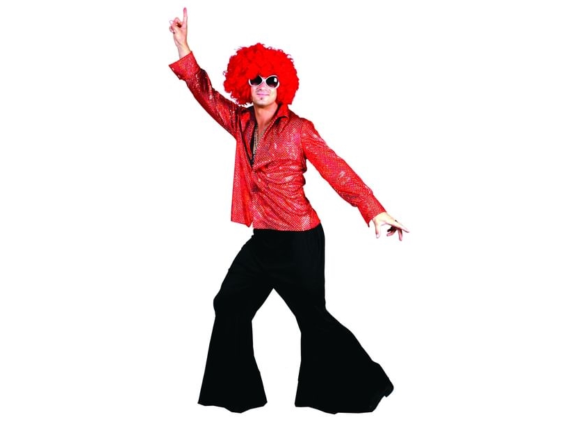 Rotes Discohemd