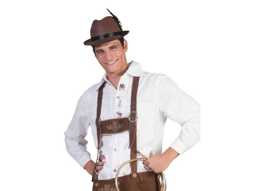 Weißes Tiroler Hemd