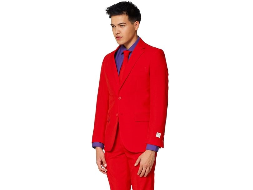 Röd kostym OppoSuits | Leksaker - Rollek - Kostym | GameStuff