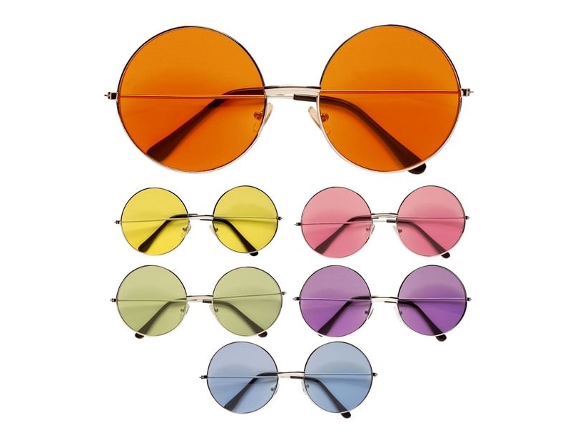7188_Festfarver: Runde 70Er-Brille