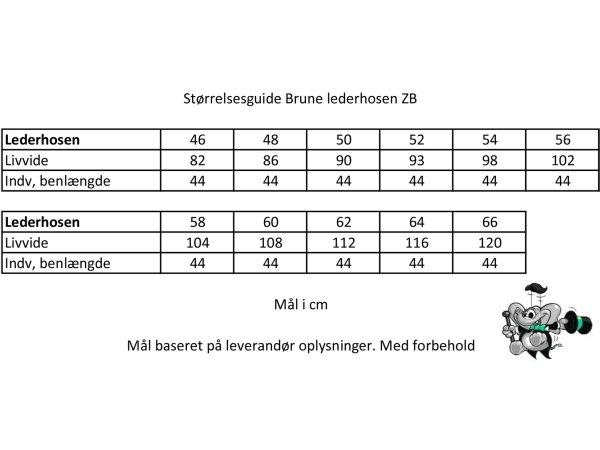 Echte Lederhosen, Braun