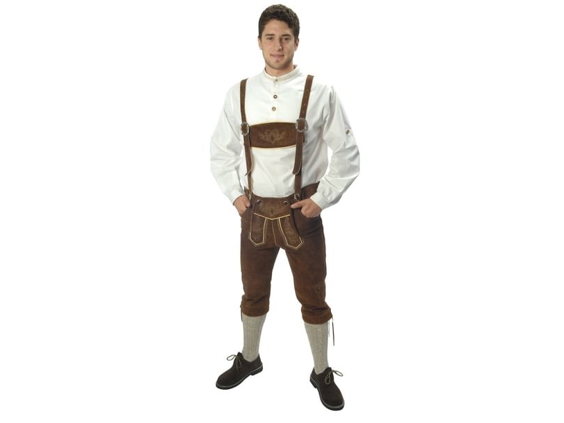 Ægte lederhosen, brun