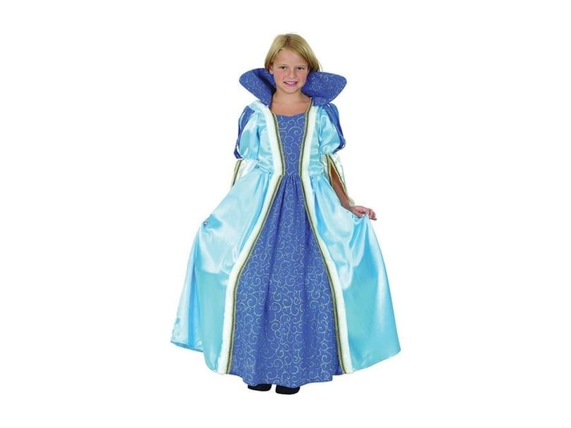 Blaues Prinzessinnenkleid