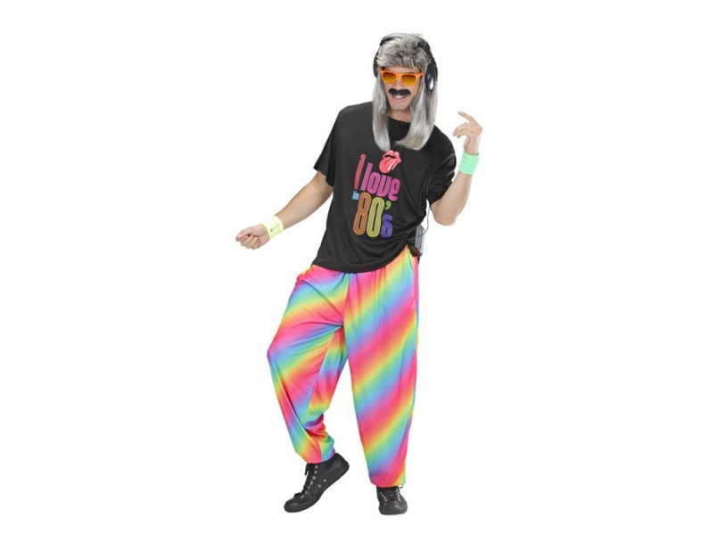 80Er Jahre Baggy-Hose, Regenbogen