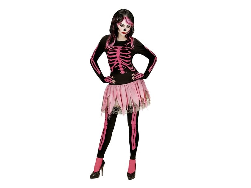 Pink Skeleton Kostume