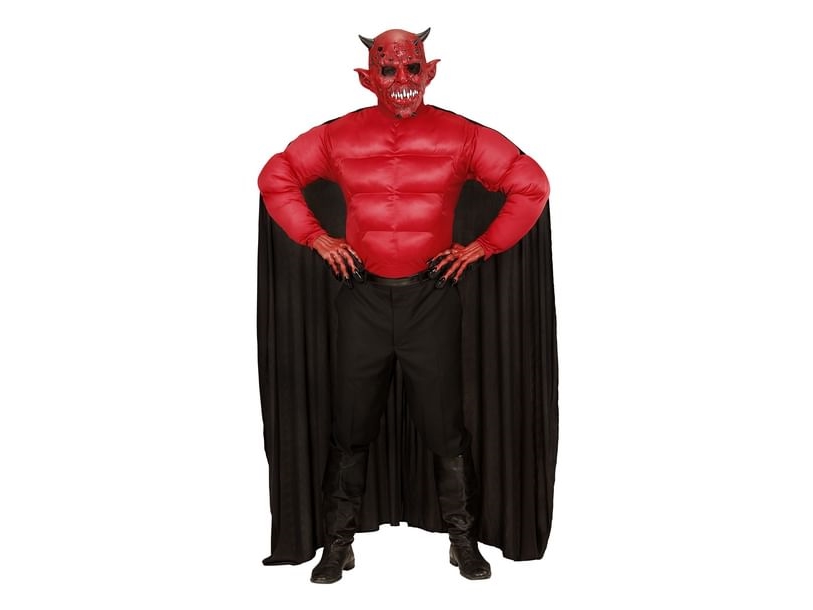 Rød Muskelbluse Med Kappe