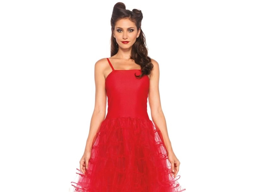 Rotes Rockabilly Swingkleid