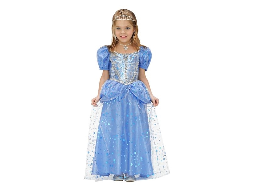Blaues Prinzessinnenkleid