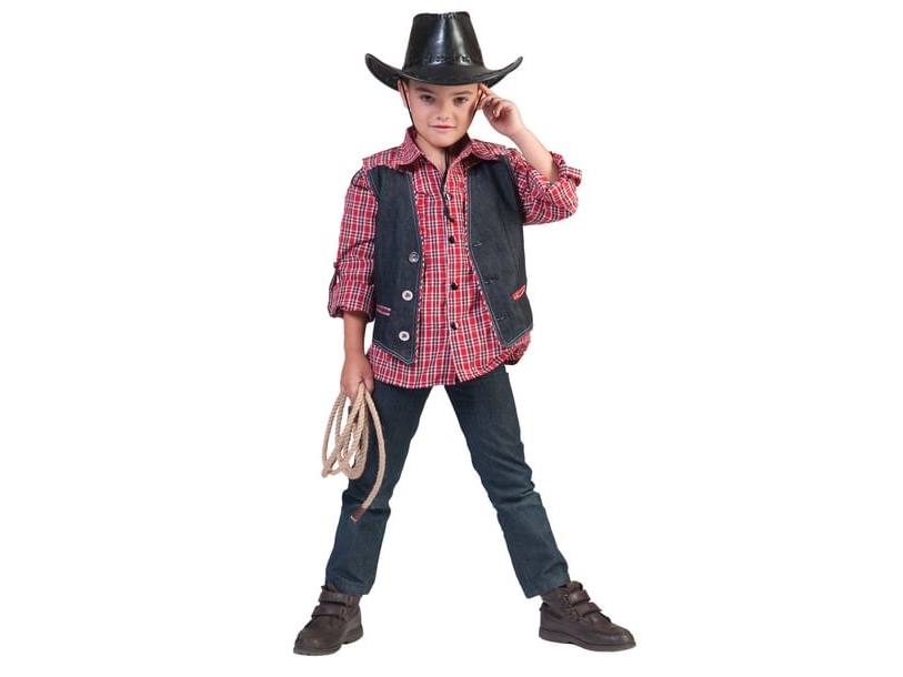 Denim Cowboy-Weste