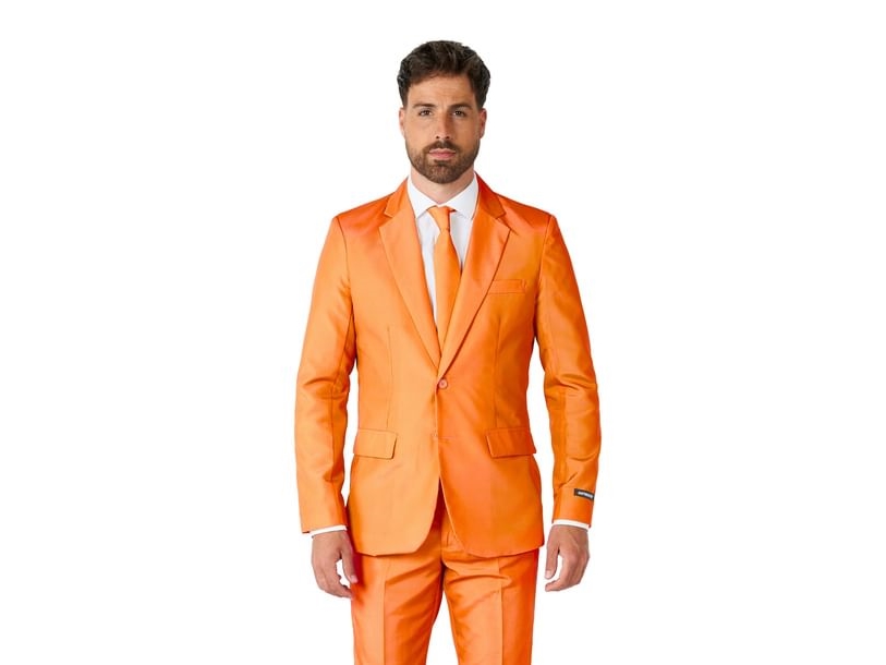 Suitmeister Orange Anzug