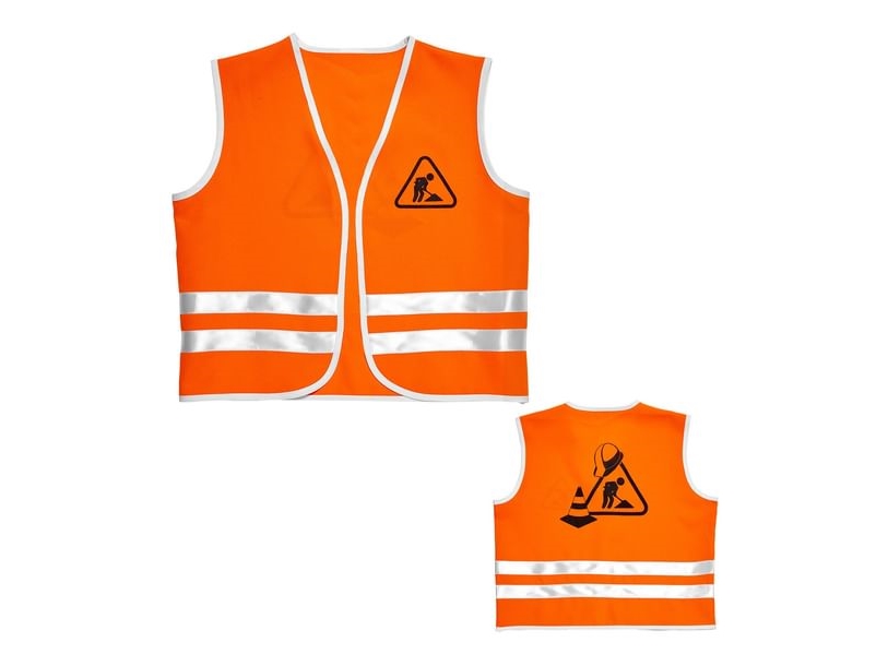 Orange sikkerhedsvest