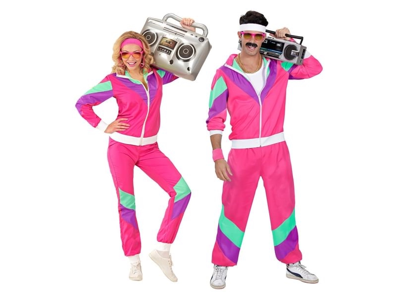 80-tals joggingset för vuxna | Leksaker - Rollek - Kostym | GameStuff
