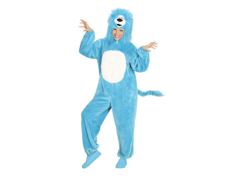 Blåt Løve Kostume