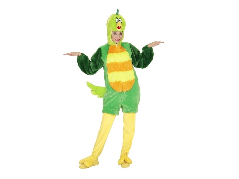 Grünes Vogelkostüm