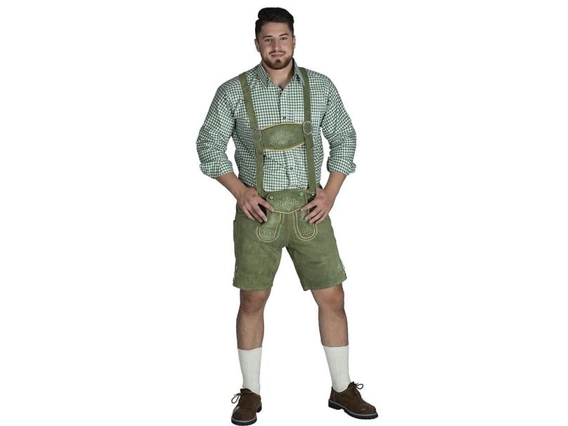 Grüne Echte Lederhosen, Kurz