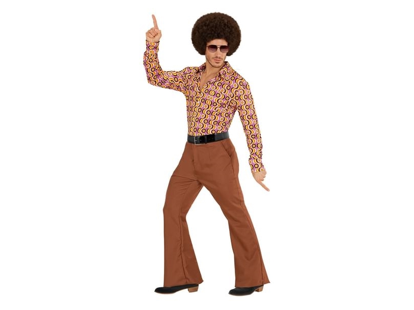 Braune Groovy 70S Hose