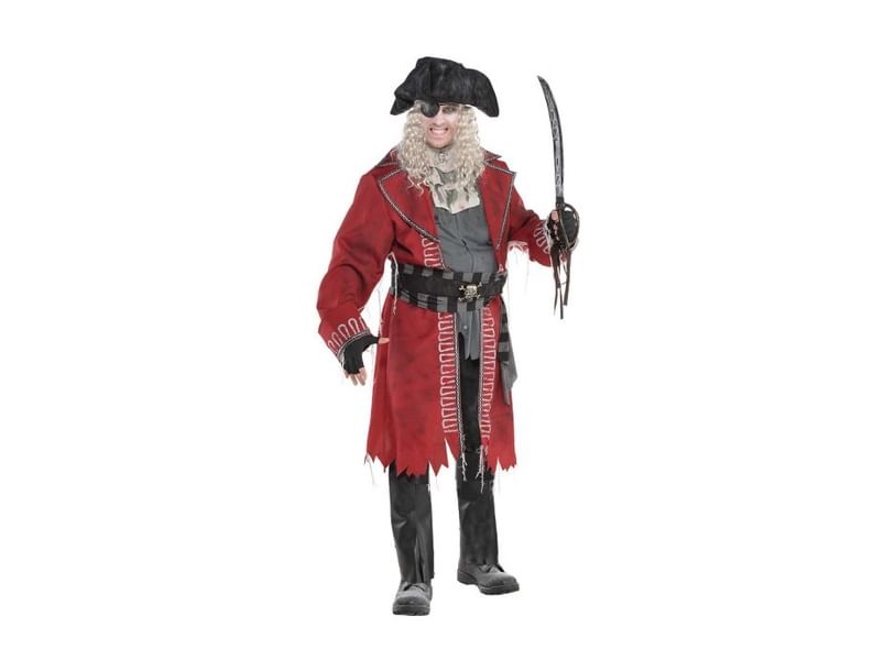 Zombie Pirate Captain Kostume