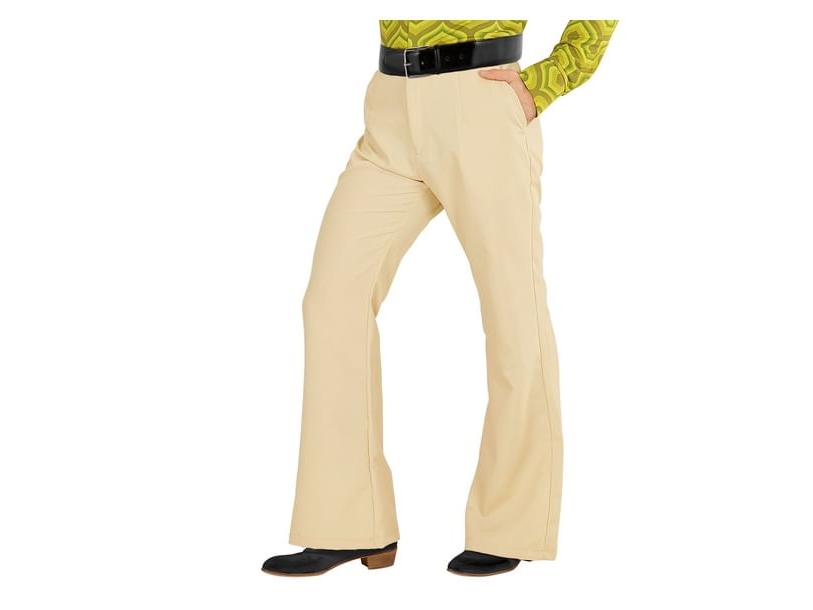 Groovy Man, Beige 70Er Jahre Hose