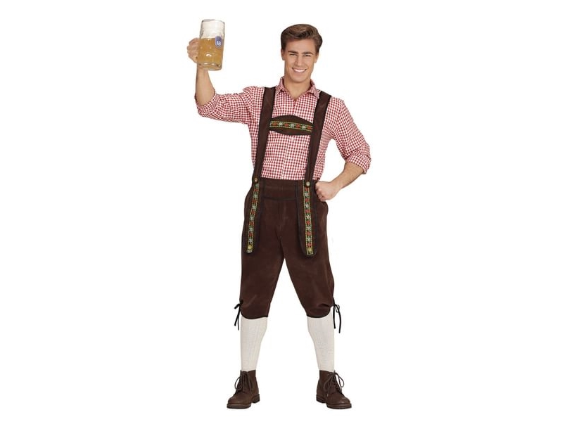 Bavarian tyrolerbukser, mørkebrun | Skola & Hobby - Festdekorera - Ballonger | GameStuff