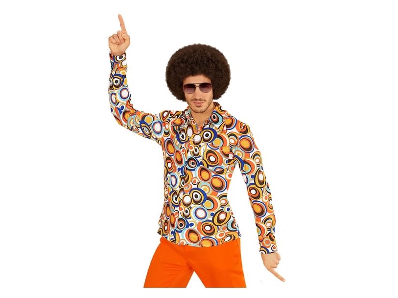 Groovy Bubbles 70Er Jahre Hemd