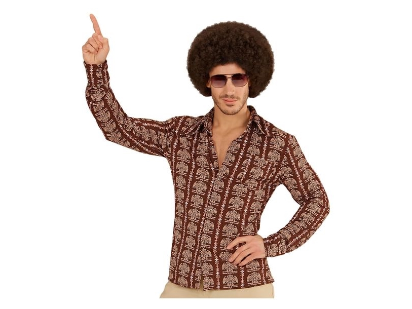 Groovy Old School 70Er Jahre Hemd