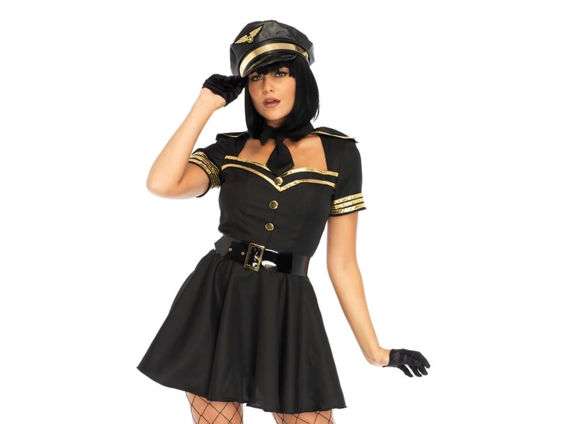 Flirty Flight Captain Kostume