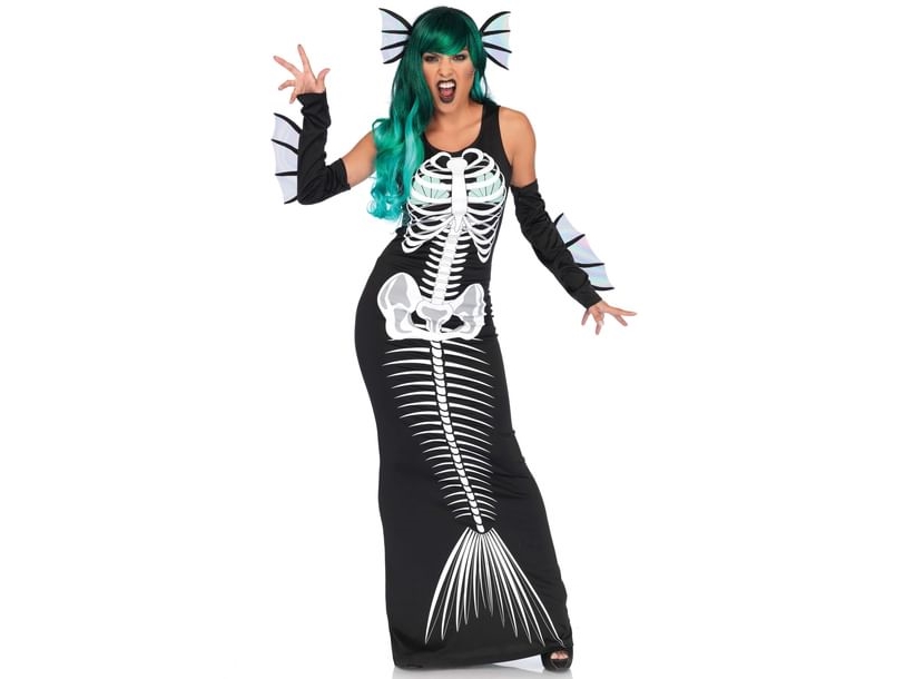 Skeleton Siren Kostume