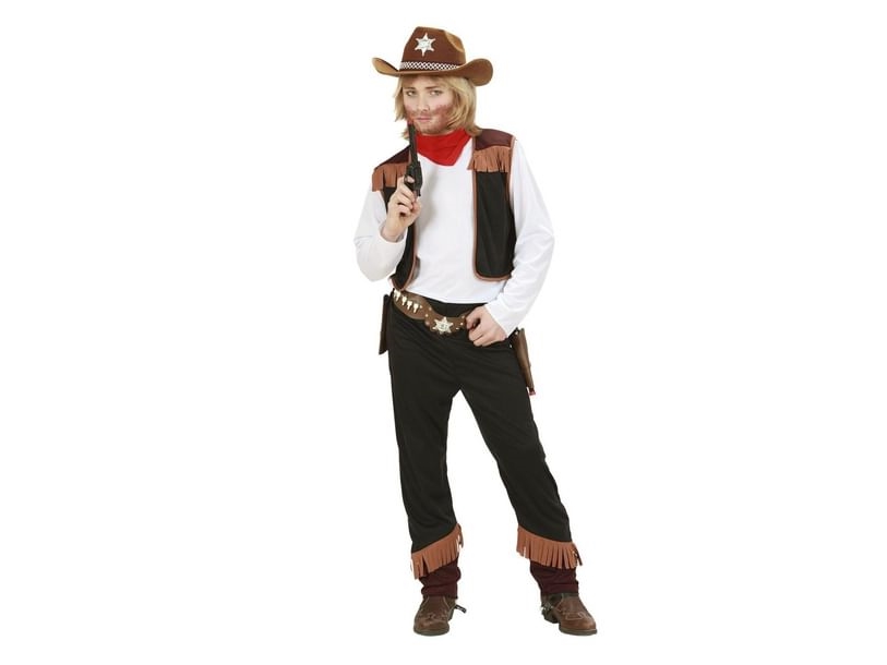Cowboy Børnekostume - X-Small