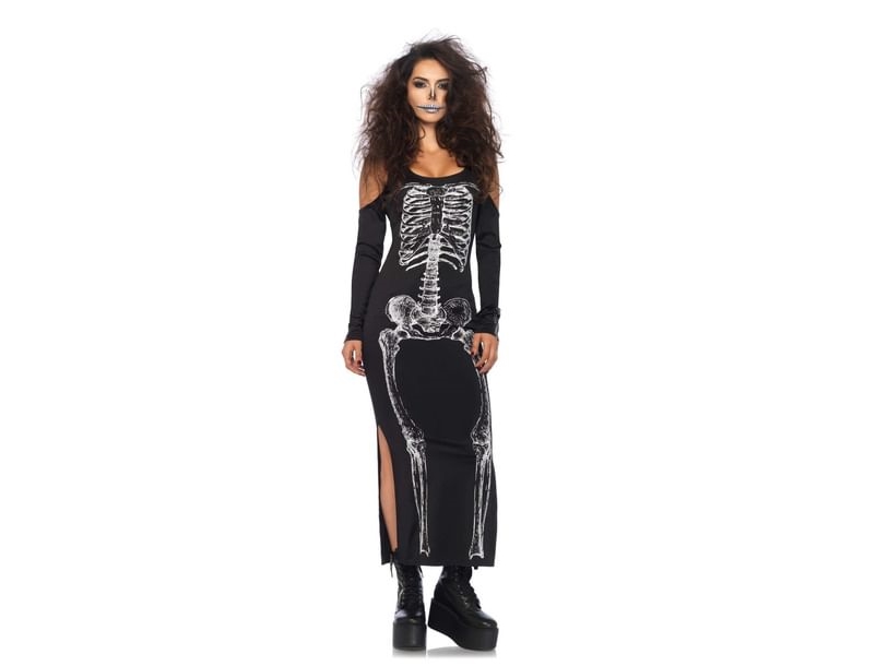 Cold Shoulder Skeleton Kostume