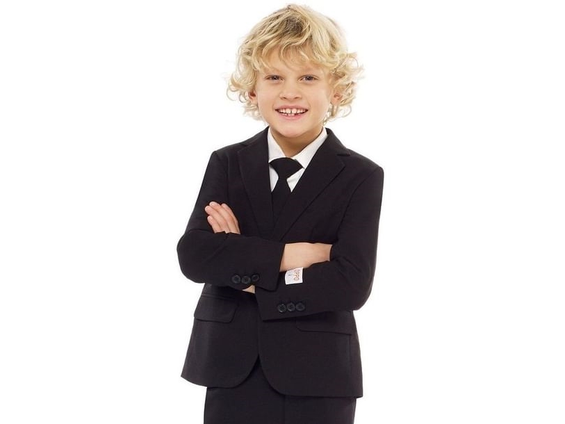 Svart kostym, pojke | Leksaker - Rollek - Kostym | GameStuff