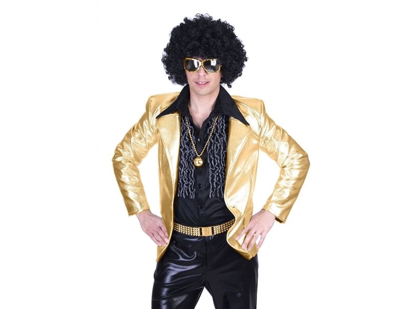 Goldene Disco-Jacke