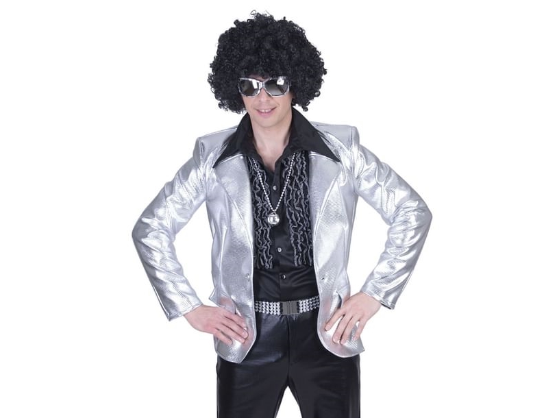 Disco-Jacke, Silber