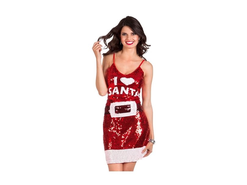 Paillet Kjole Love Santa