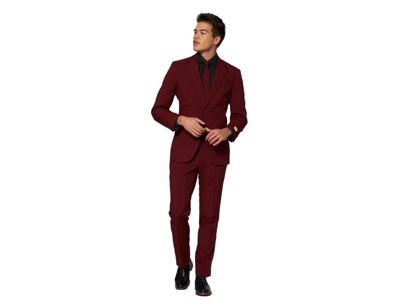 Vinrødt Jakkesæt Opposuits