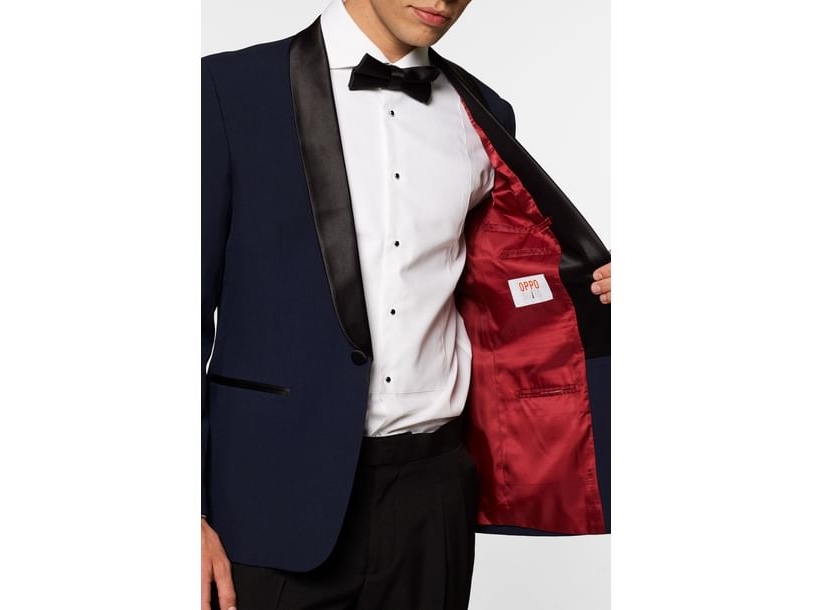 Dunkelblauer Opposuit-Smoking