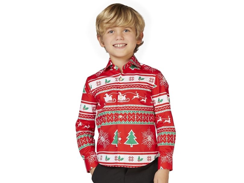 Juleskjorte Winter Wonderland