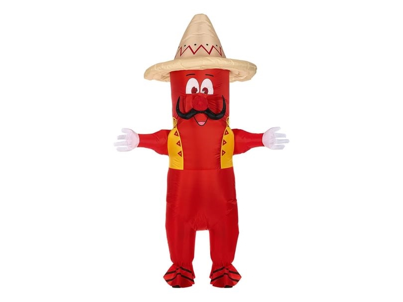 Aufblasbares Chili Kostüm