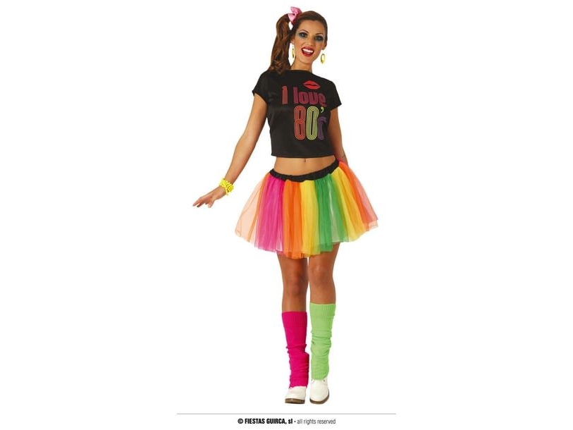 I Love 80'S-T-Shirt Und -Rock