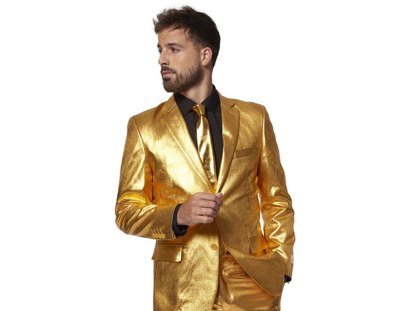 OppoSuits Groovy Guldkostume - 52