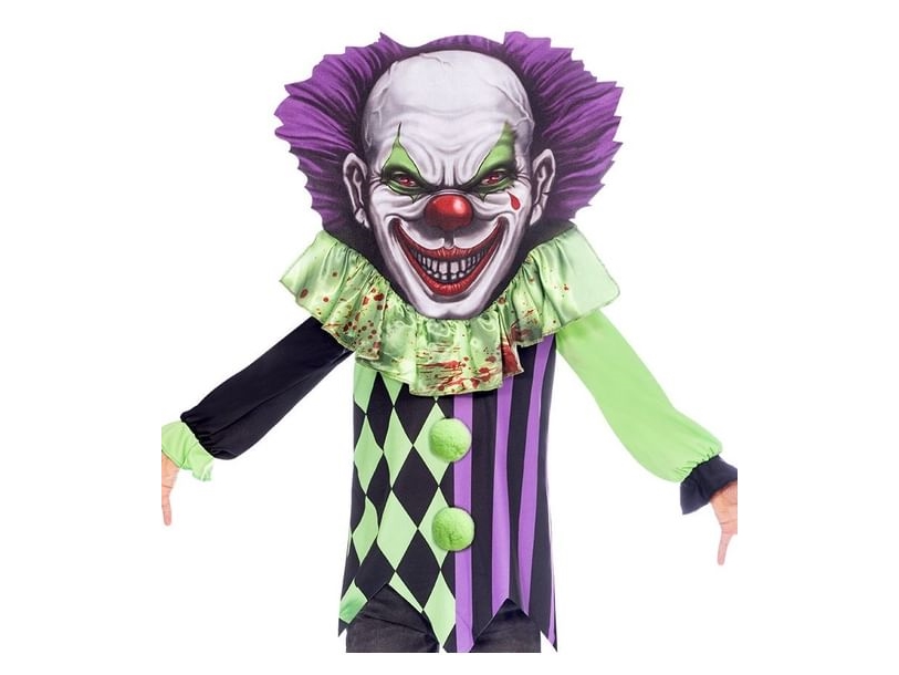 Scary Clown Kostume, Big Head