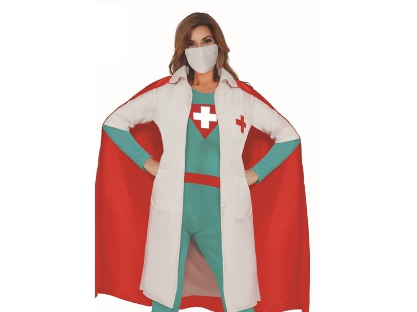 Super Doctor Heldin Kostüm