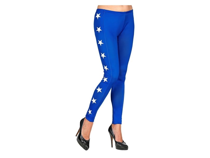 Blaue Leggings Mit Sternen
