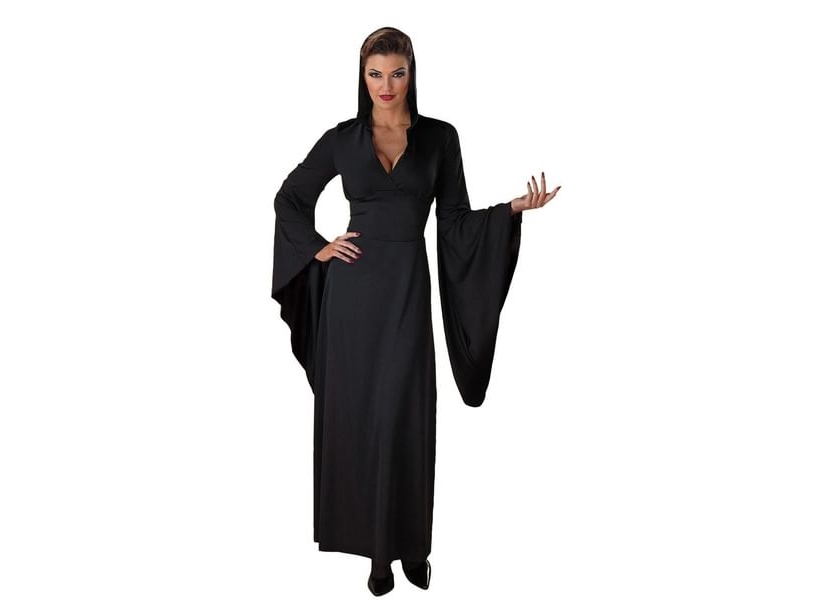 Schwarzes Kleid Mit Kapuze