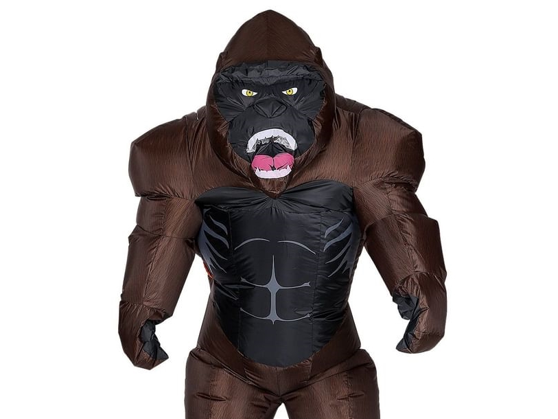 Oppusteligt Gorilla Kostume