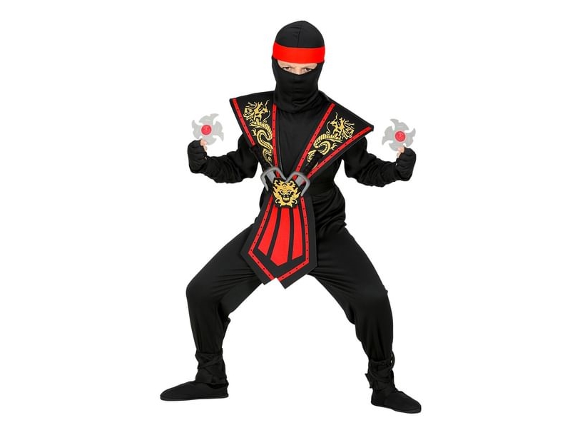 Röd combat ninja-kostym | Leksaker - Rollek - Kostym | GameStuff