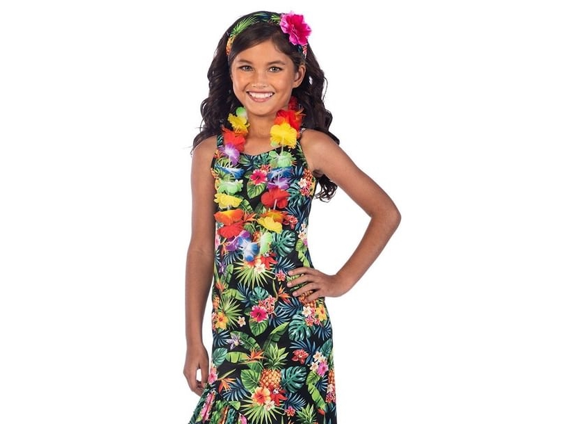 Hawaii Kjole, Sort