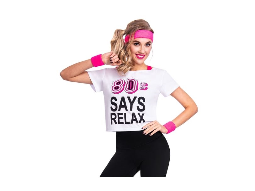Hvid 80Er T-Shirt