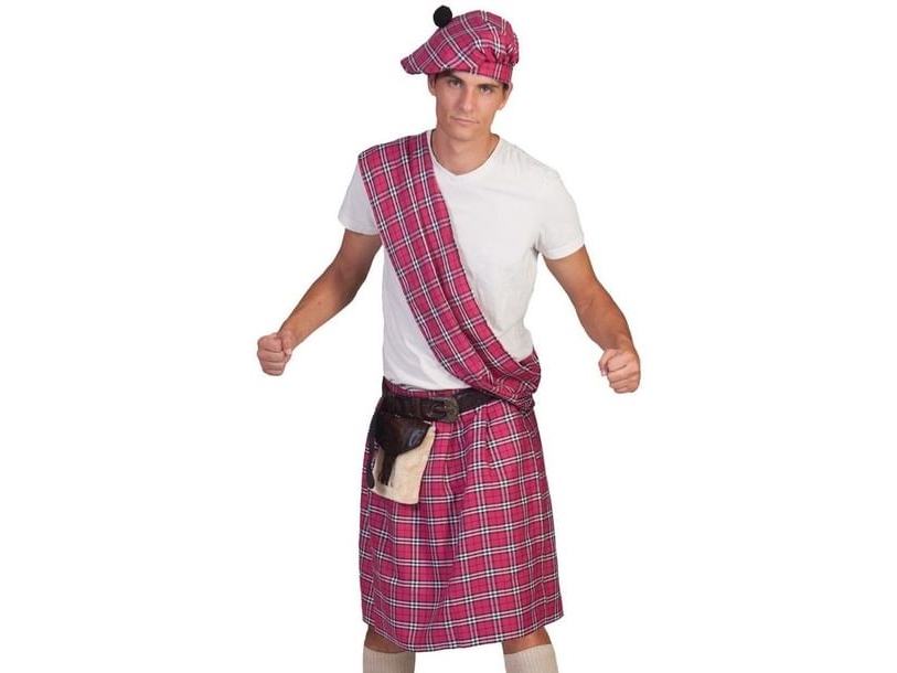 Highlander-Kostüm, Rosa